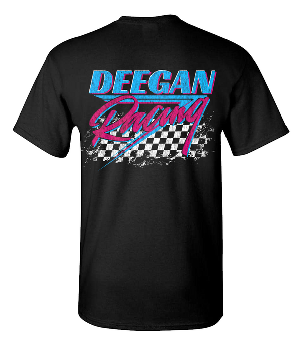 Black Deegan Racing Washed Tee
